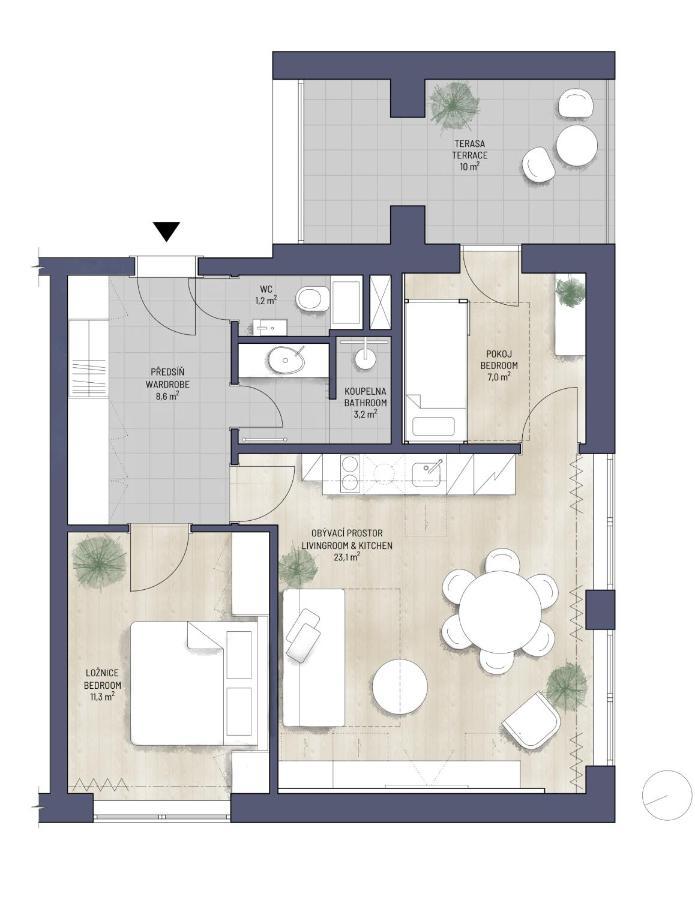 Apartman Harrachov Ados 005 Mumlava Lägenhet Exteriör bild